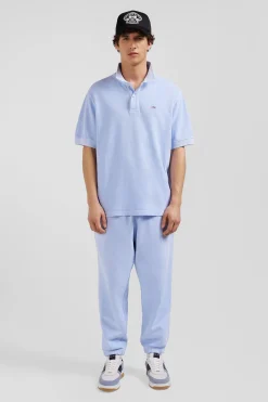 Polo manches courtes unisexe en piqué coton ciel surteint coupe Oversized