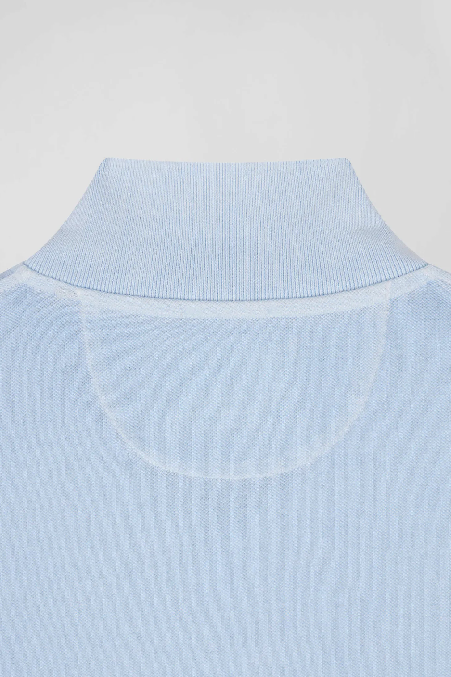 Polo manches courtes unisexe en piqué coton ciel surteint coupe Oversized