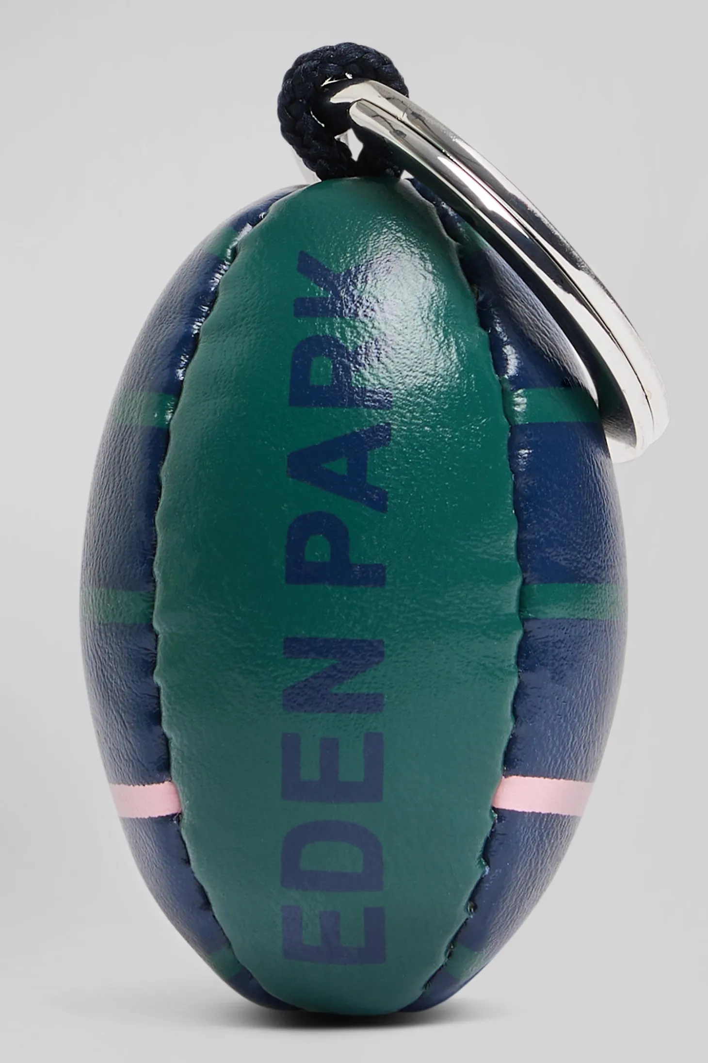 Porte-clefs vert ballon de rugby sérigraphie Eden Park