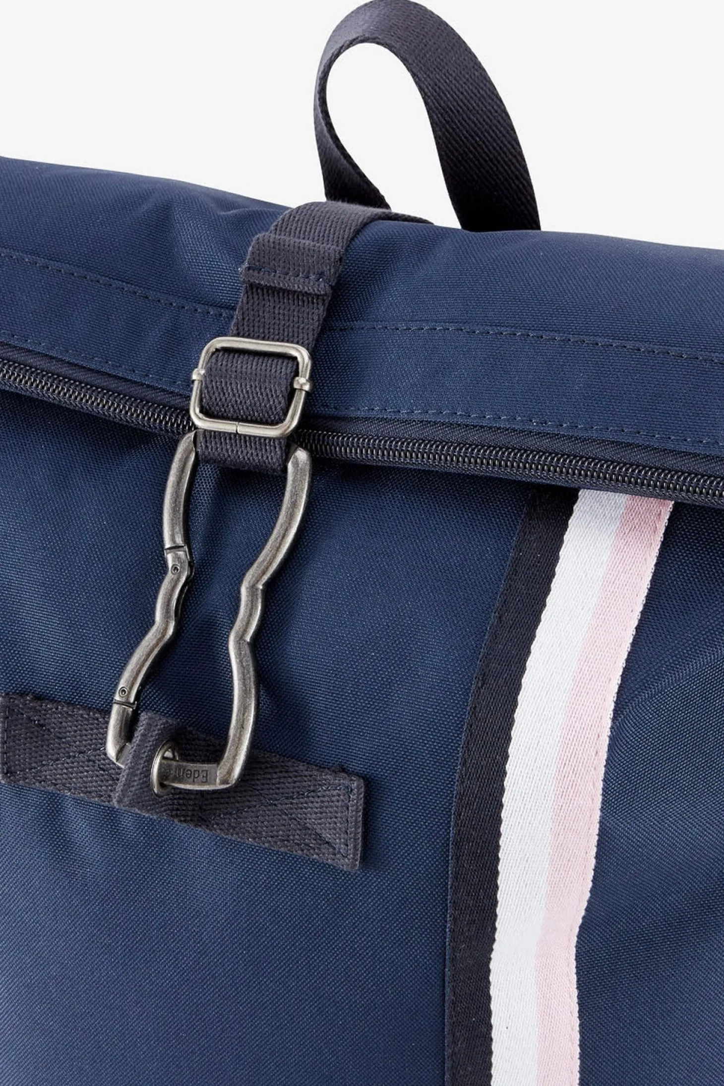 Sac à dos bleu foncé à bande tricolore XV de France