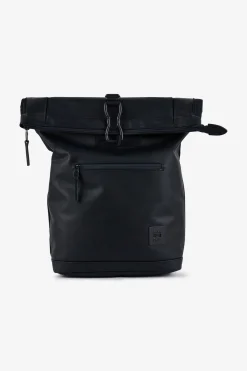 Sac à dos bleu foncé effet grainé