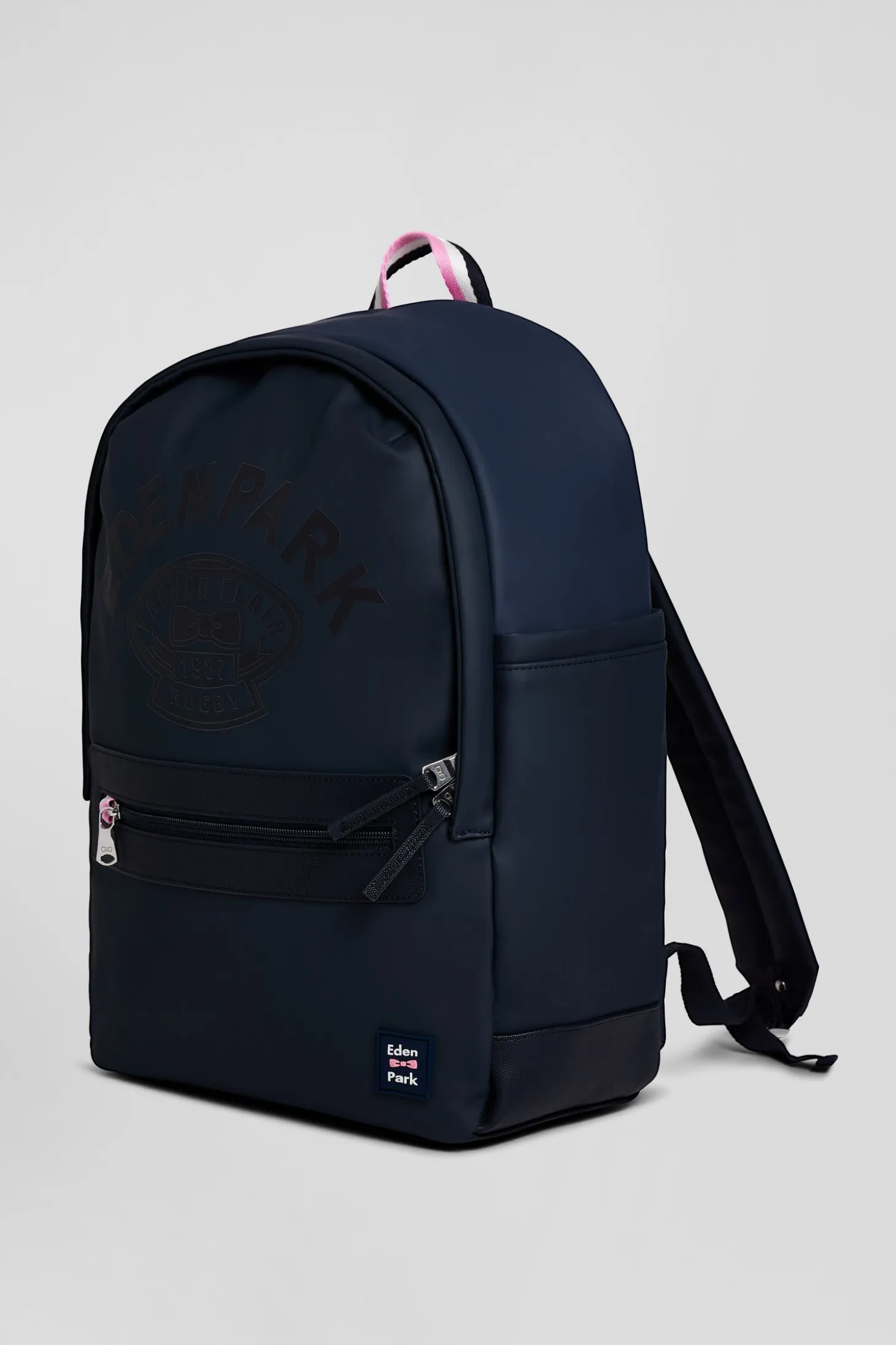 Sac à dos bleu marine sérigraphie rugby Eden Park