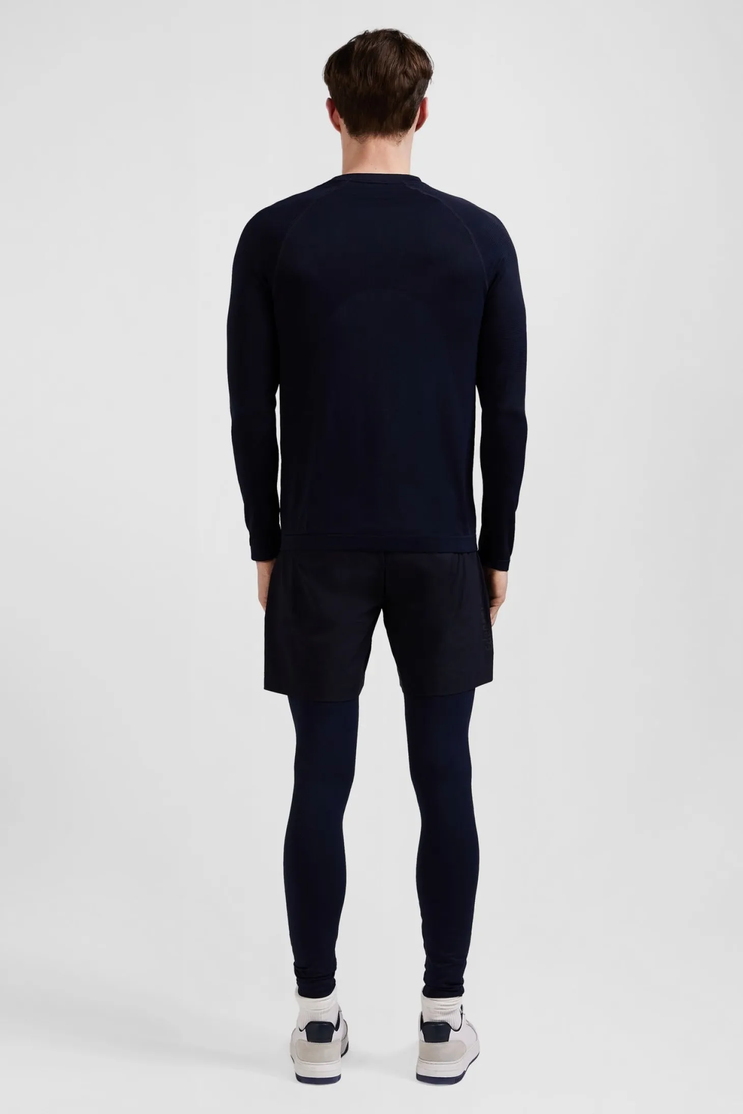 Short de sport bleu marine