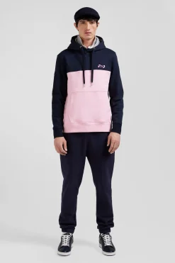 Sweatshirt à capuche en coton rose coupe Regular