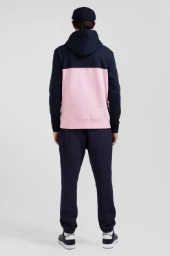 Sweatshirt à capuche en coton rose coupe Regular