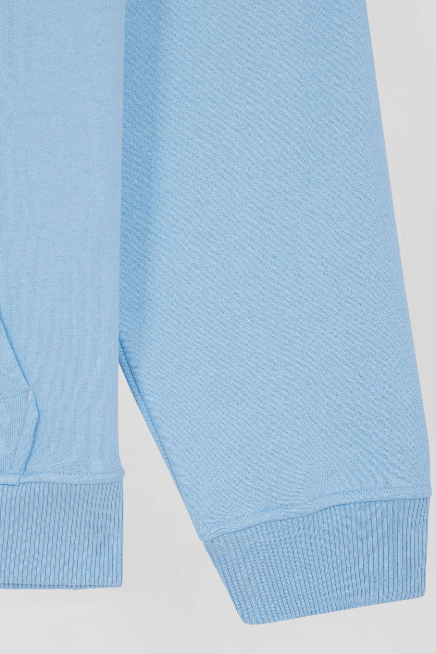 Sweatshirt à capuche en coton mélangé ciel brodé coupe Oversized