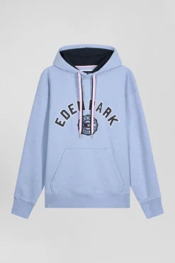 Sweatshirt en coton ciel coupe Oversize