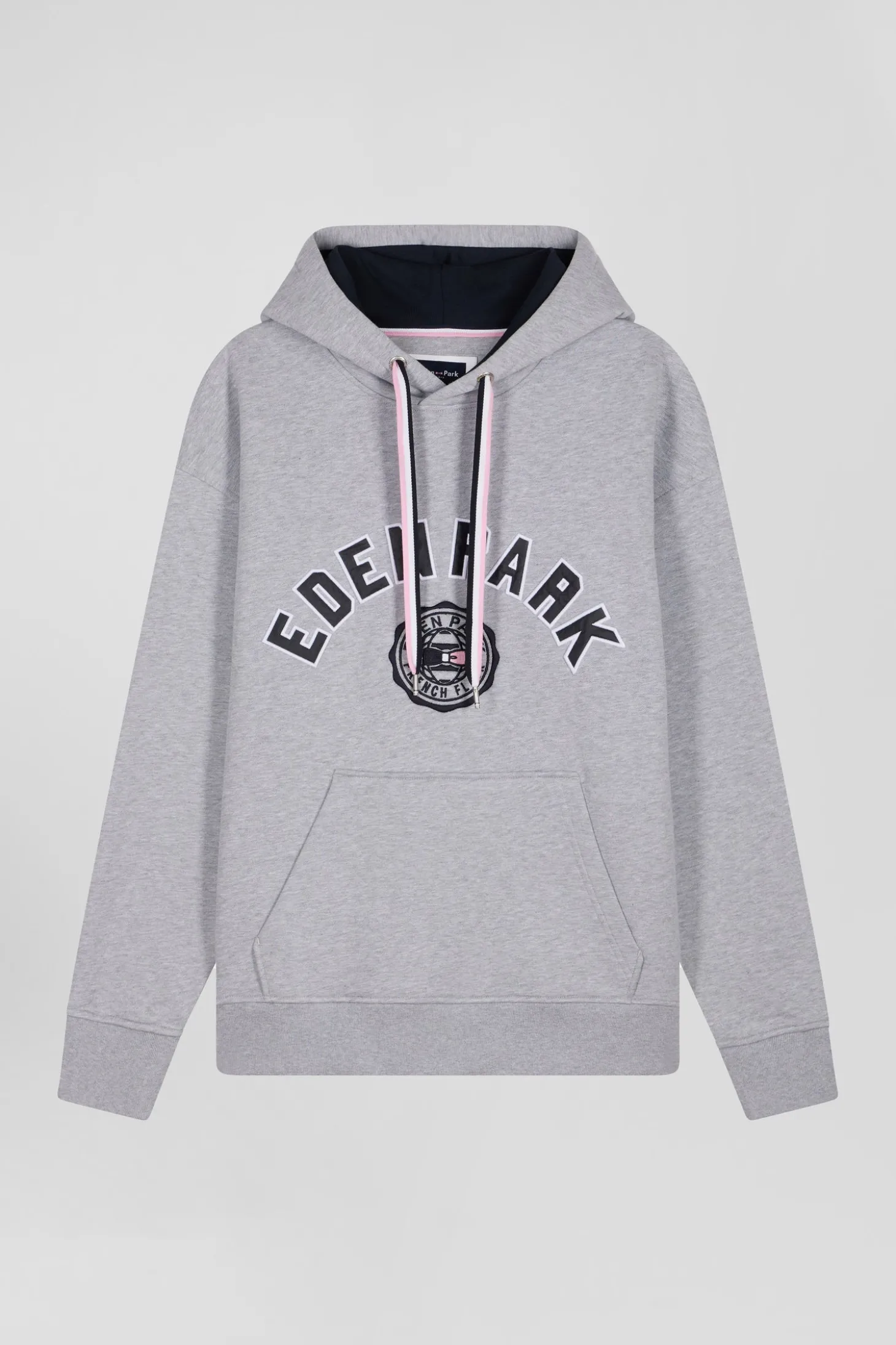 Sweatshirt en coton gris coupe Oversize