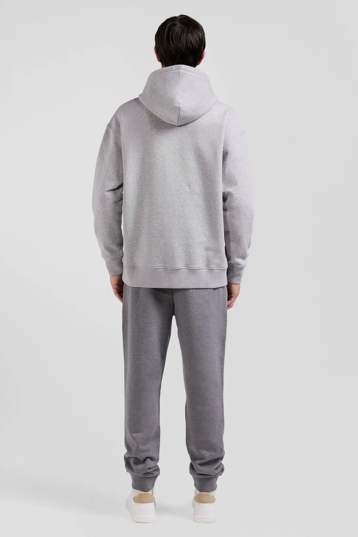Sweatshirt en coton gris coupe Oversize