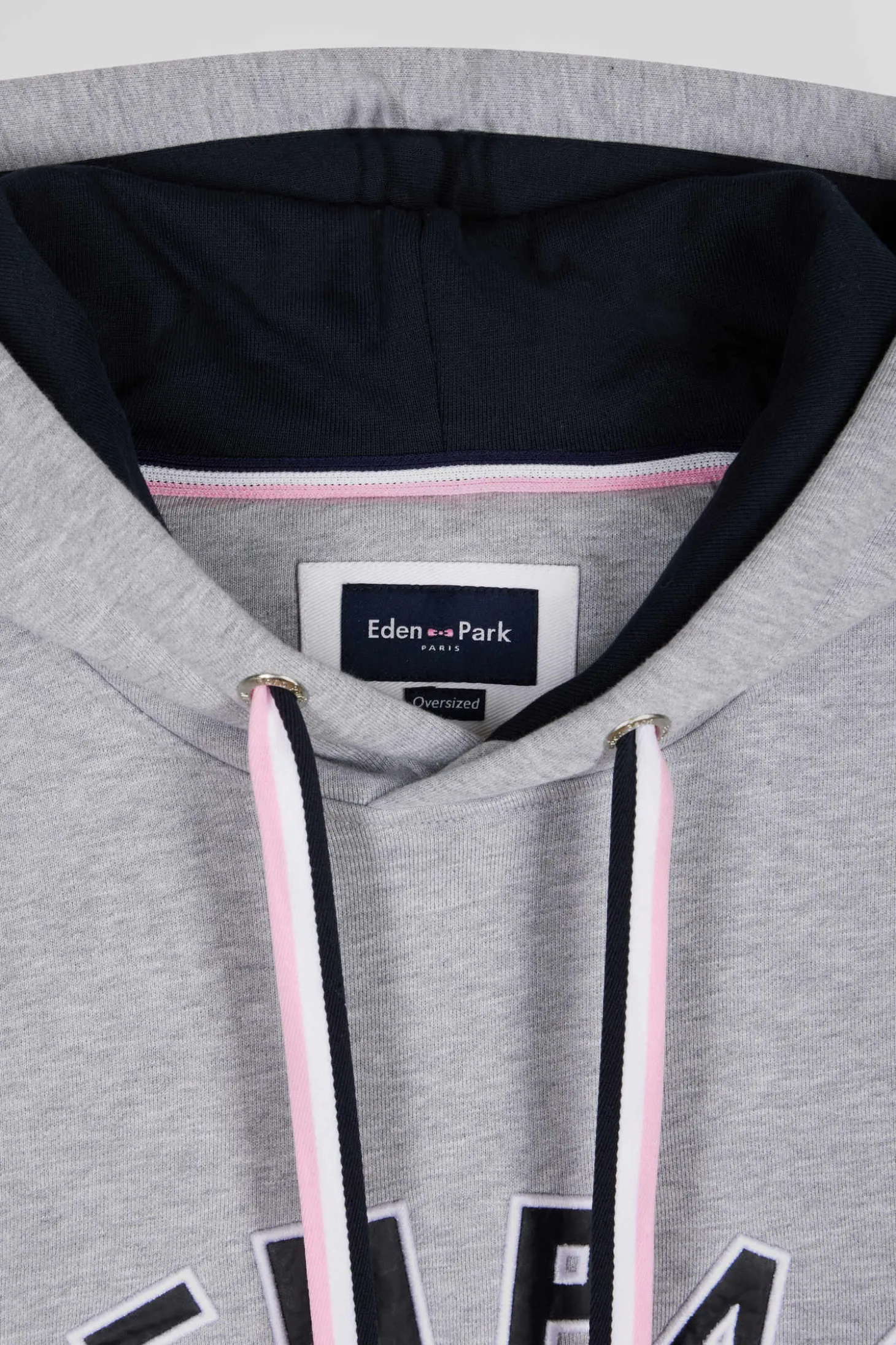 Sweatshirt en coton gris coupe Oversize