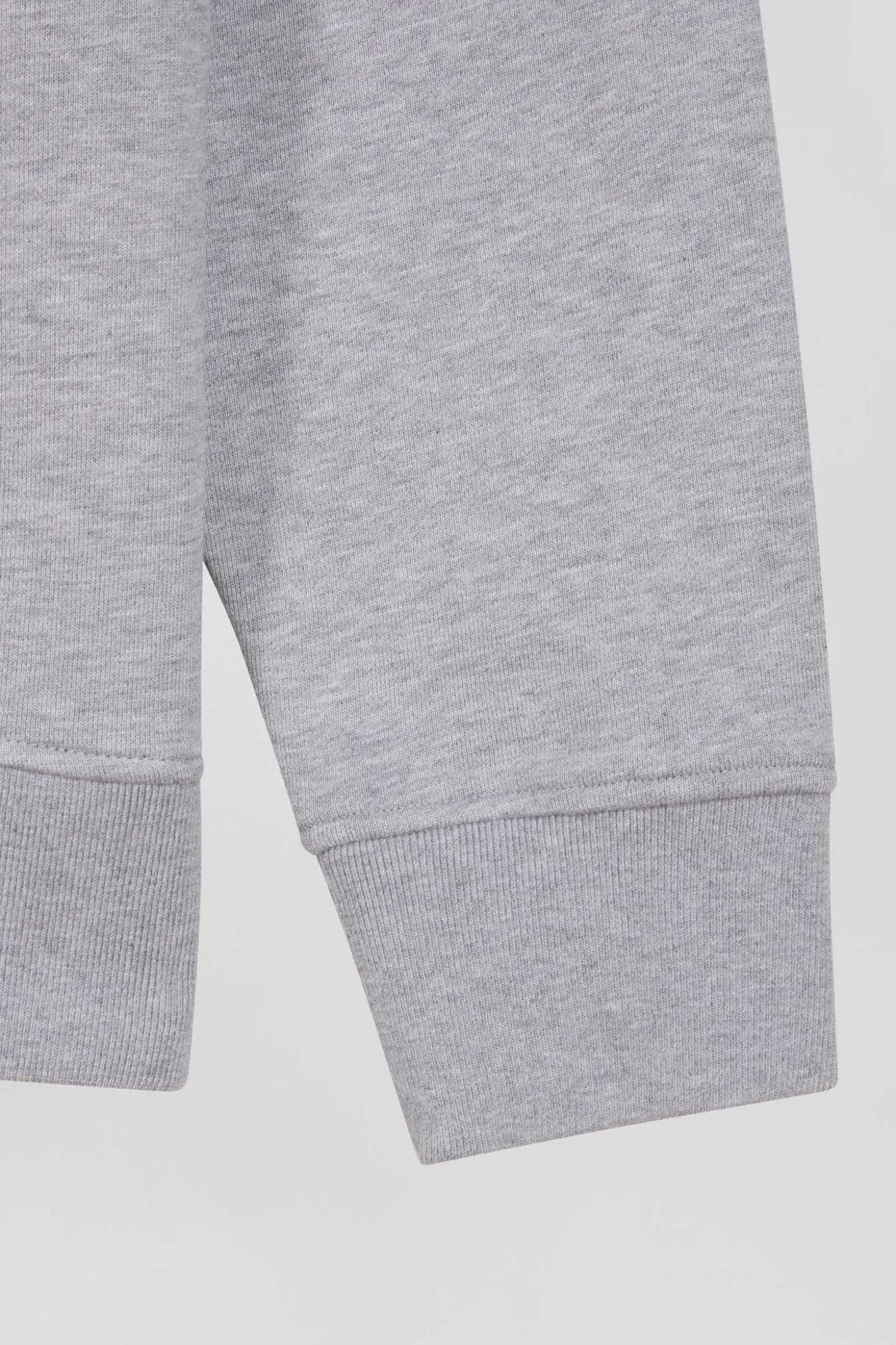 Sweatshirt en coton gris coupe Oversize