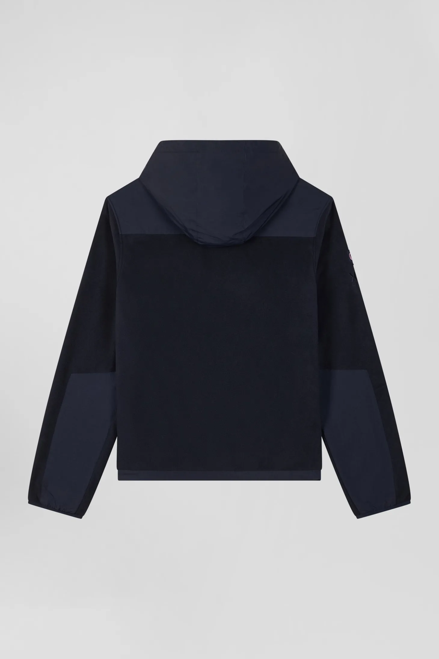Sweatshirt zippé à capuche bleu marine coupe Regular