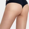 Tanga en jersey de coton stretch bleu marine
