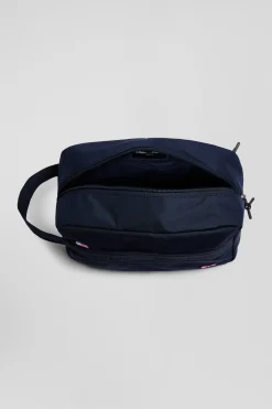 Trousse de toilette bleu marine jacquard Eden Park