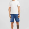 T-shirt blanc col V à manches courtes
