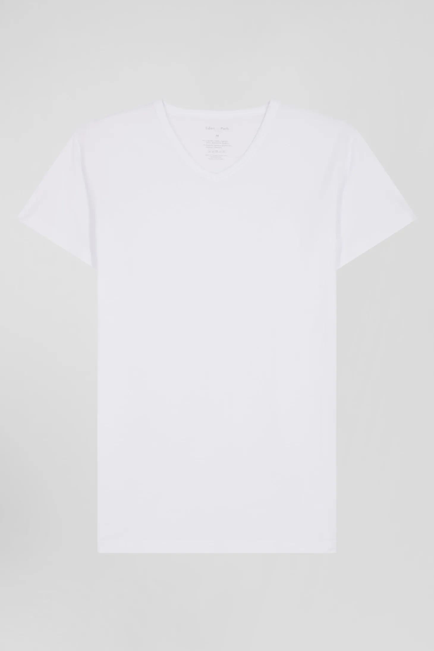 T-shirt en coton stretch blanc