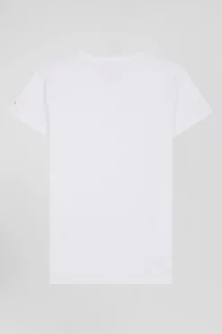 T-shirt en coton stretch blanc