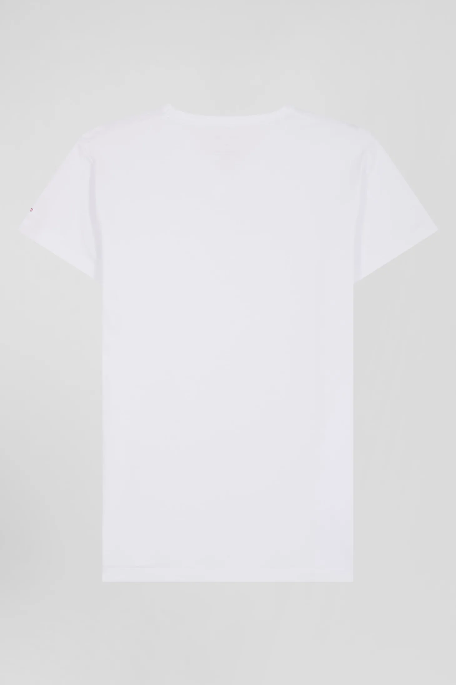 T-shirt en coton stretch blanc