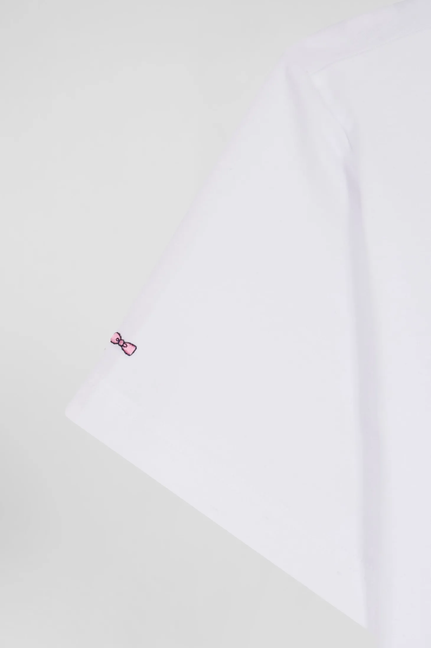 T-shirt en coton stretch blanc
