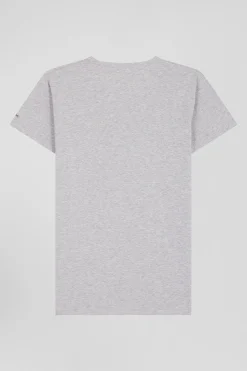 T-shirt en coton stretch gris