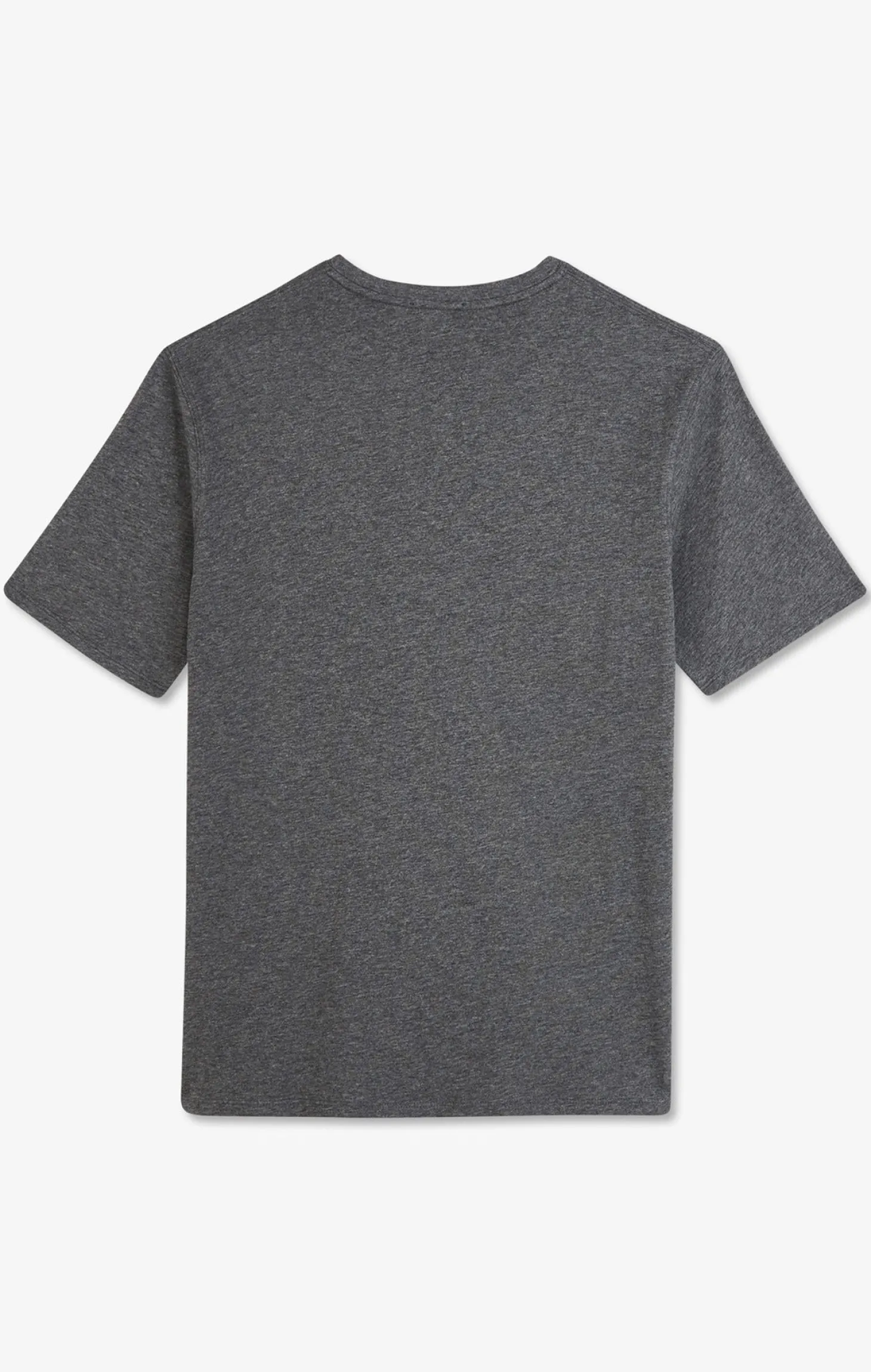 T-shirt gris col rond à manches courtes