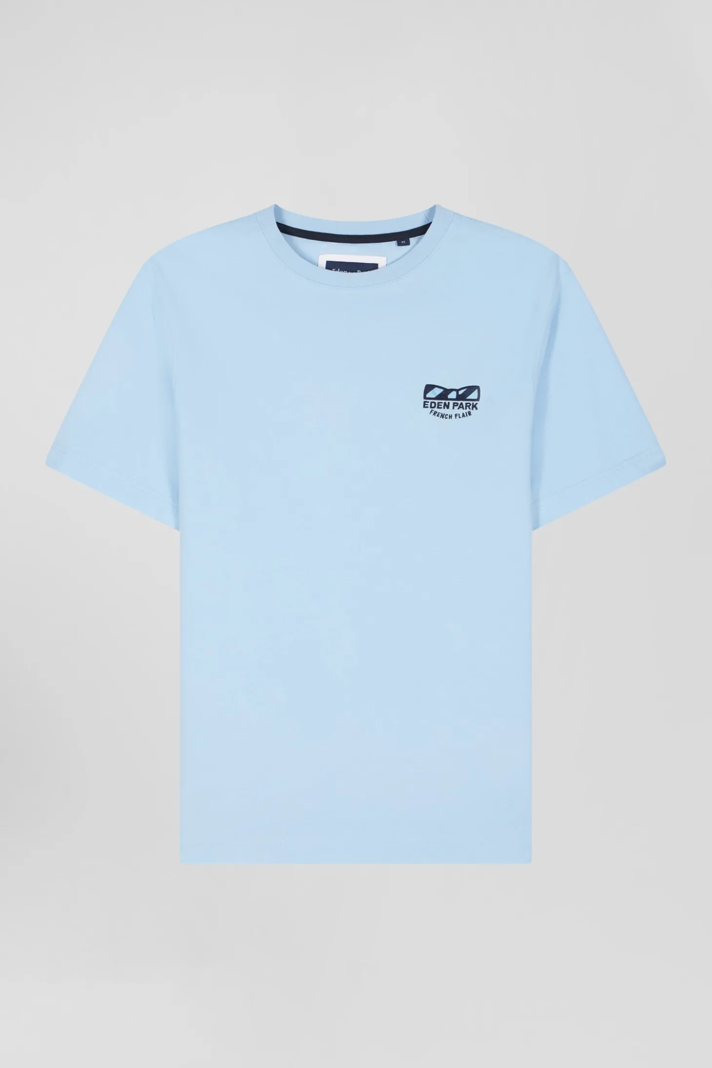T-shirt manches courtes ciel emblème tissu cravate coupe Regular