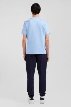 T-shirt manches courtes ciel emblème tissu cravate coupe Regular