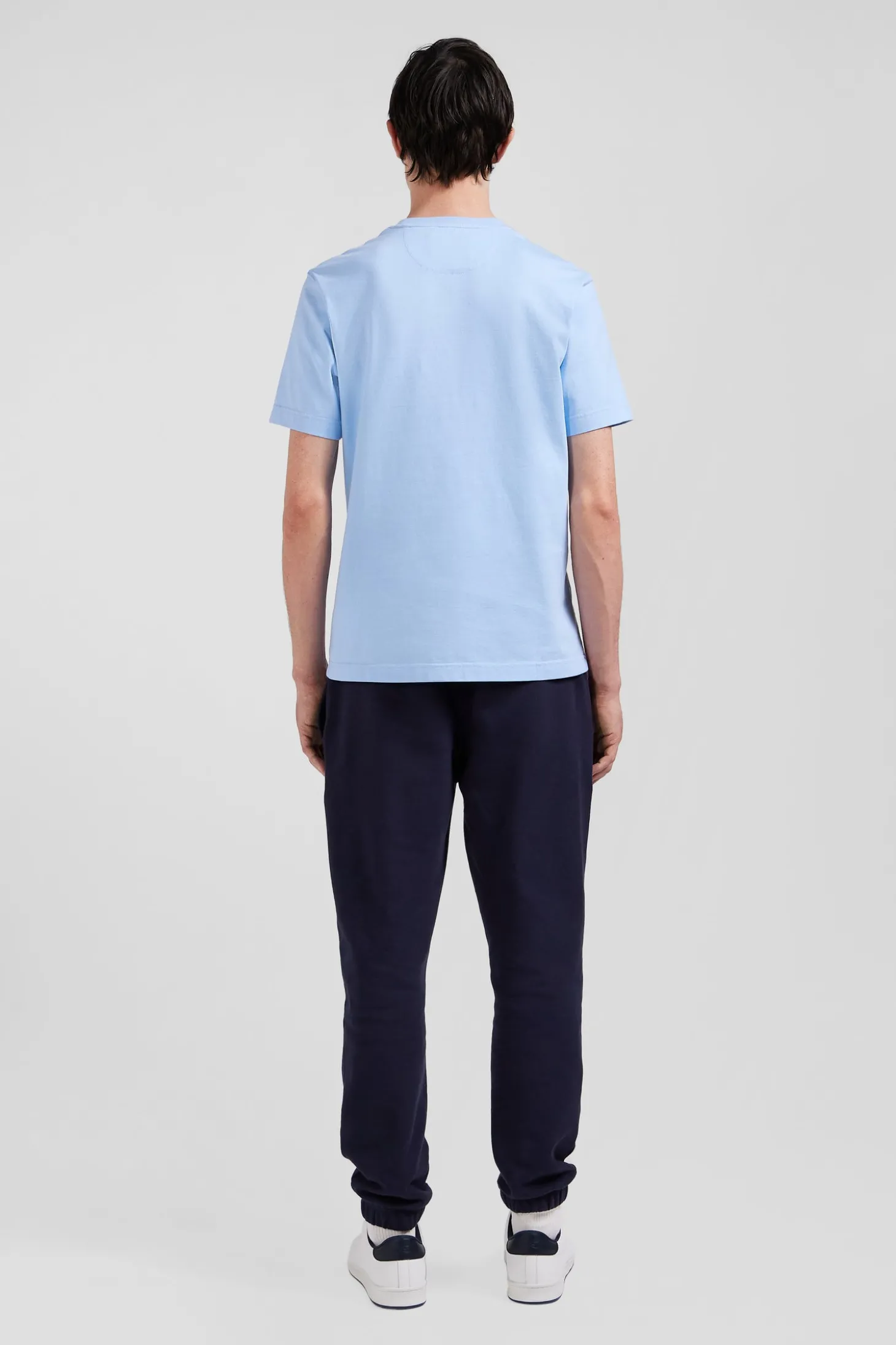T-shirt manches courtes ciel emblème tissu cravate coupe Regular