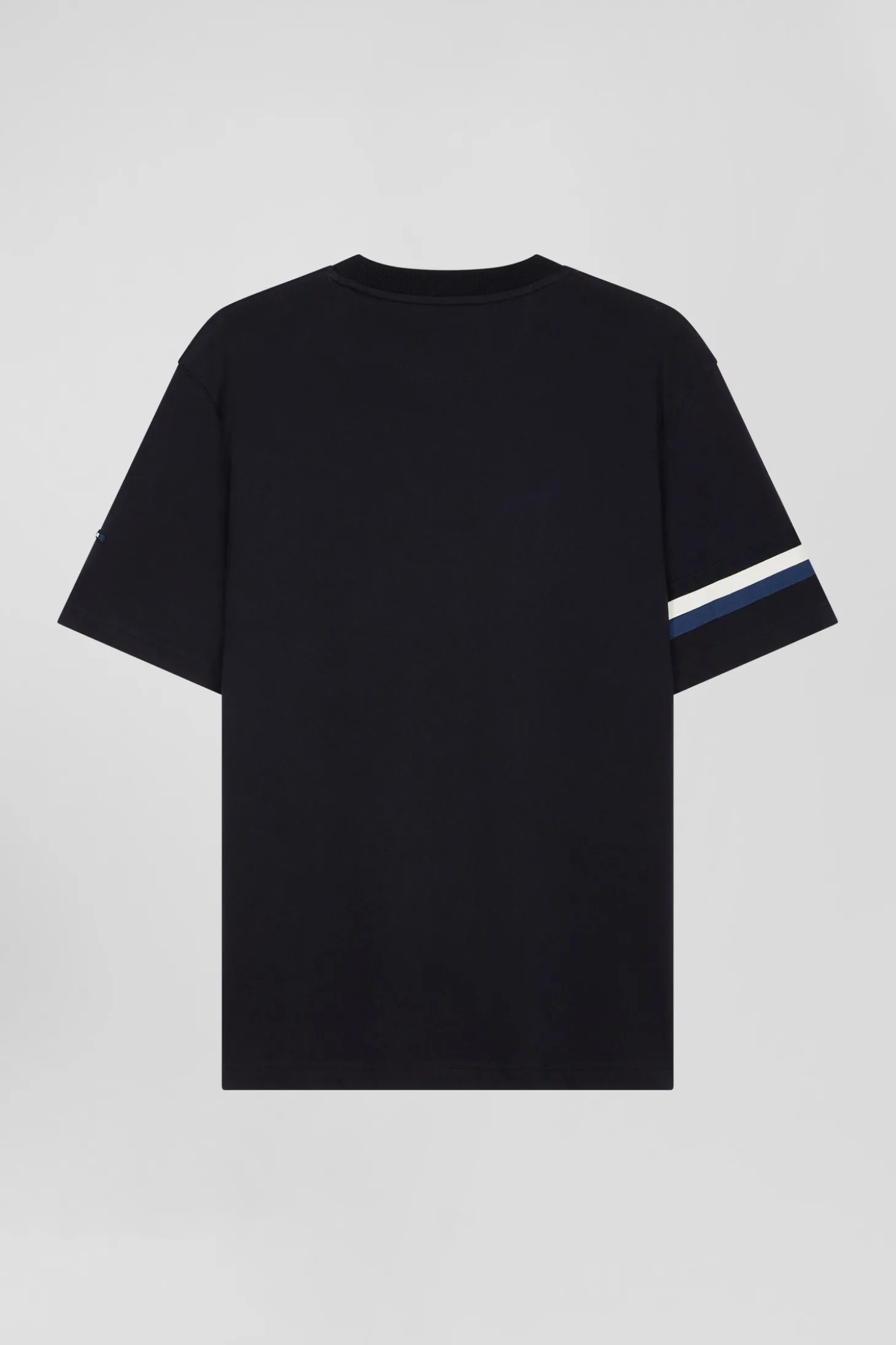T-shirt manches courtes en coton bleu marine coupe Oversized sérigraphie Eden Park