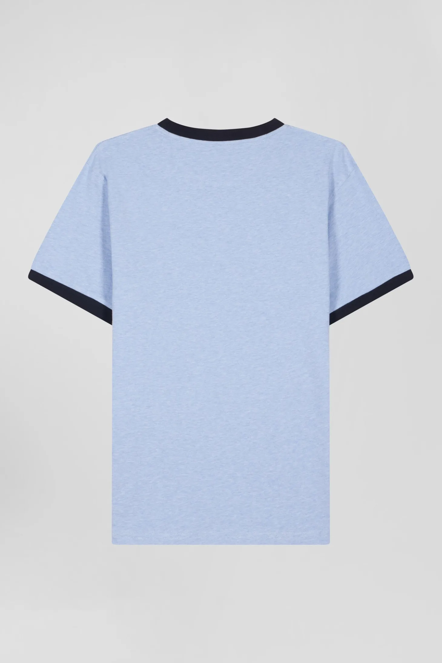 T-shirt manches courtes en coton ciel application Eden Park coupe Oversized
