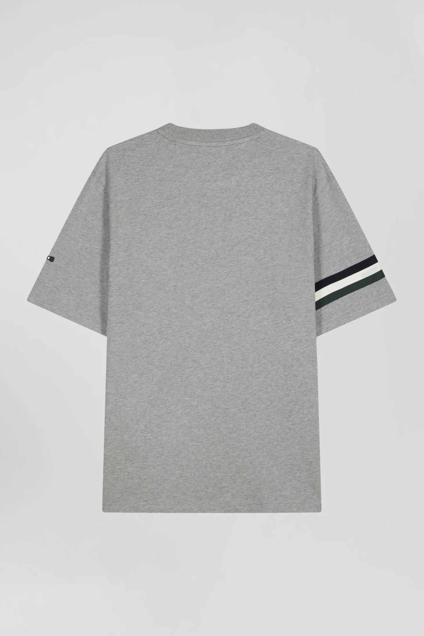 T-shirt manches courtes en coton gris coupe Oversized sérigraphie Eden Park