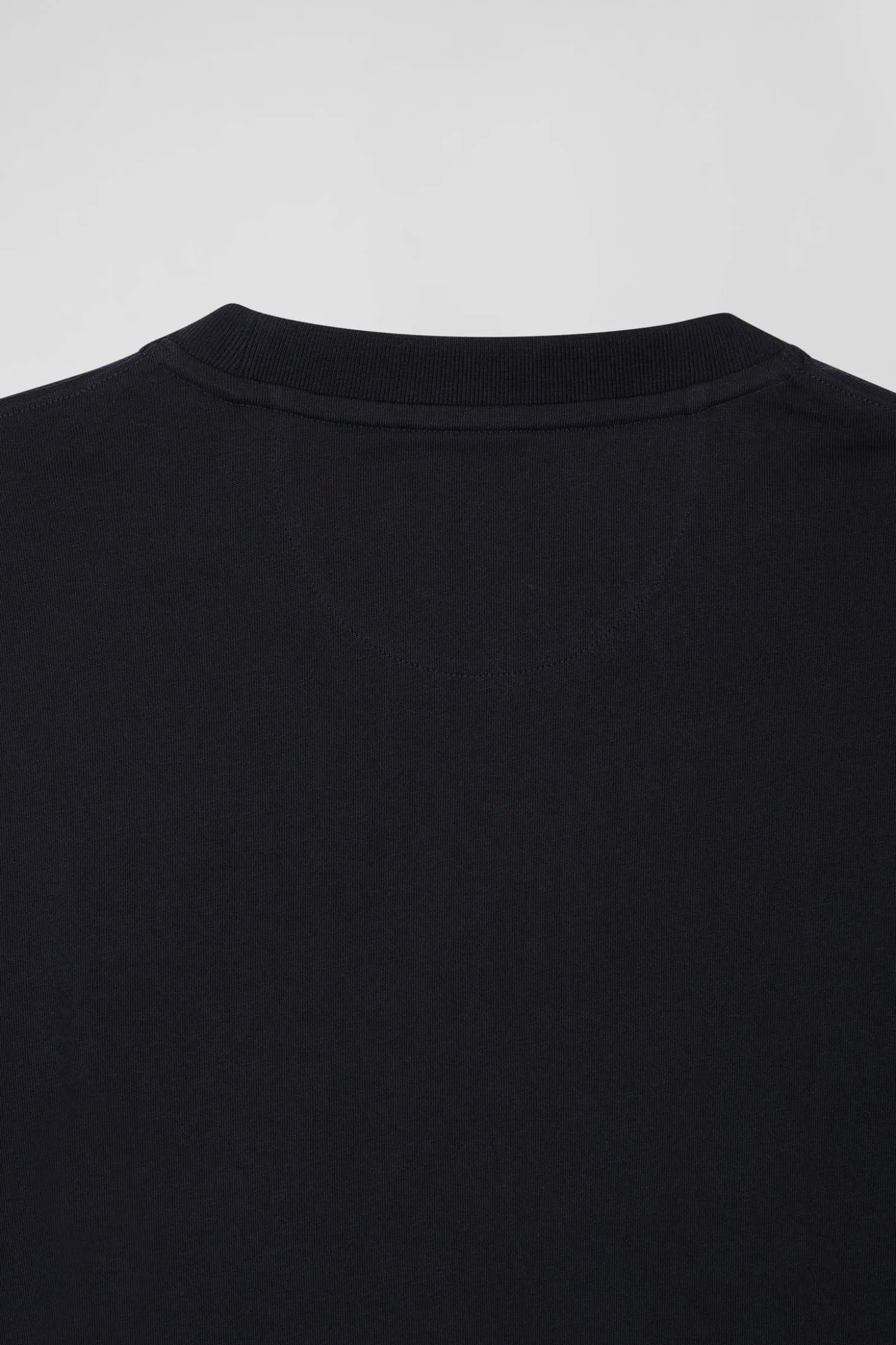 T-shirt manches courtes en coton bleu marine coupe Oversized sérigraphie Eden Park