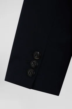 Veste blazer à double boutonnage bleu marine coupe Modern